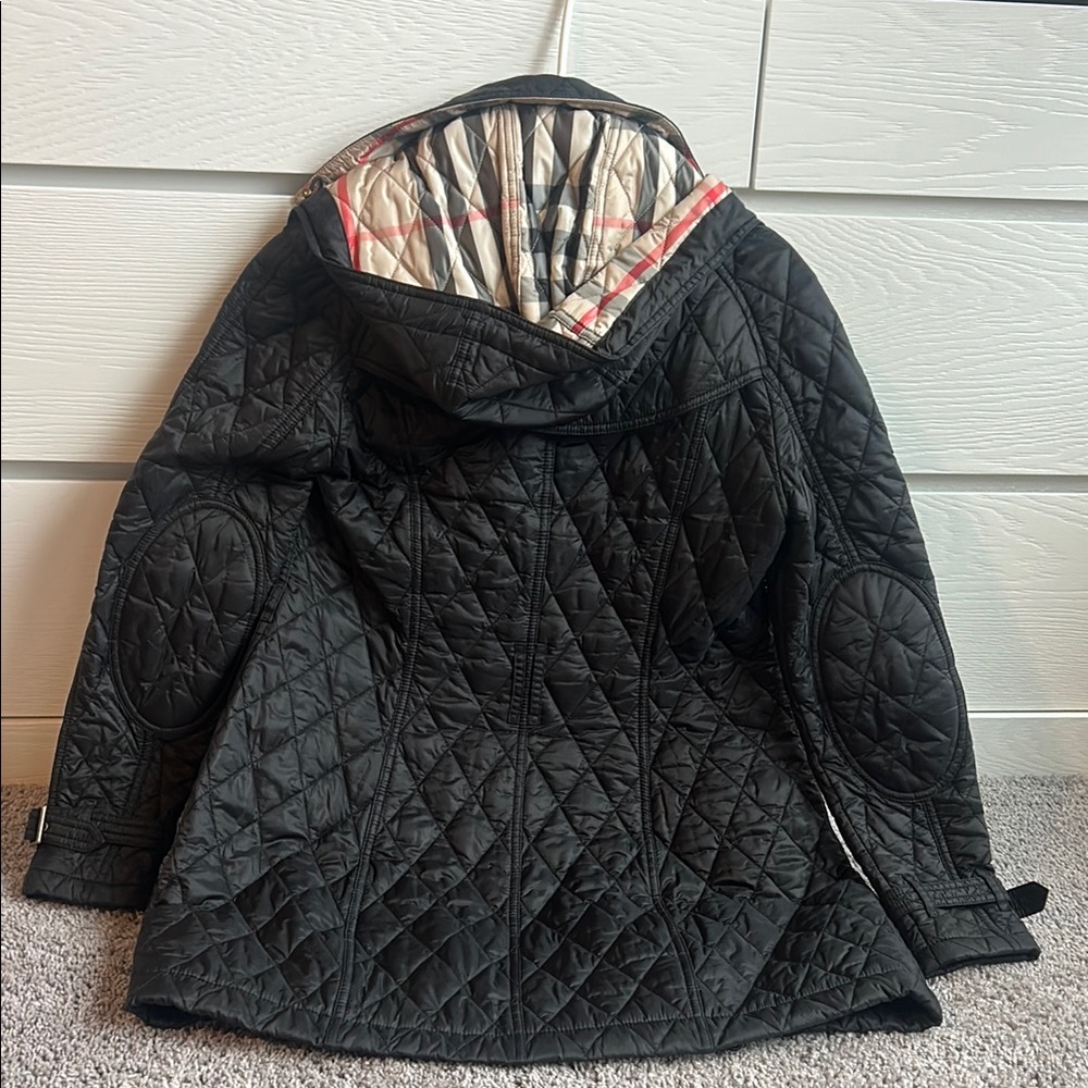 Burberry Black Quilted Jacket - Picture 5 of 6